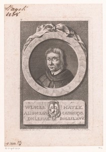 Portret van Václav Hájek z Libočan