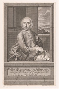 Portret van Veit Balthasar Henning
