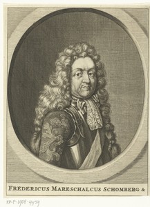 Portret van veldmaarschalk Friedrich Arnaud, hertog van Schomberg
