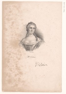 Portret van Victoire van Frankrijk
