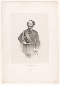 Portret van Victor Emanuel II van Italië