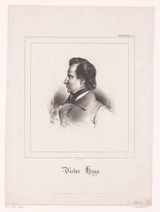 Portret van Victor Hugo