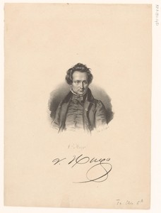 Portret van Victor Hugo