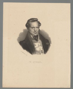 Portret van Victor Hugo