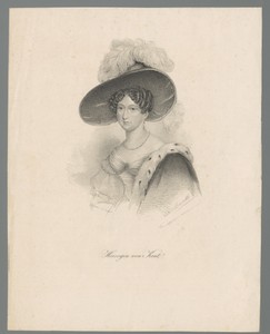Portret van Victoria van Saksen-Coburg-Saalfeld
