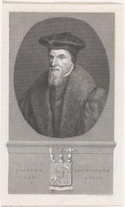 Portret van Viglius ab Aytta Zuichemus
