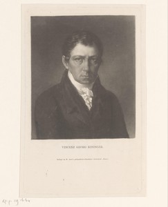 Portret van Vincenz Georg Kininger