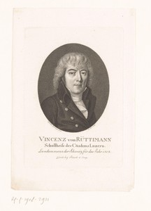 Portret van Vincenz Rüttimann