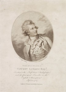 Portret van Vincenzo Lunardi