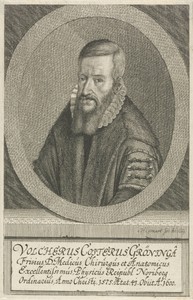 Portret van Volcher Coiterus