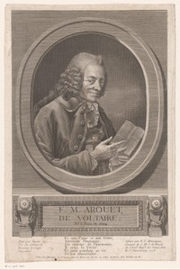 Portret van Voltaire