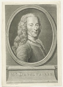 Portret van Voltaire