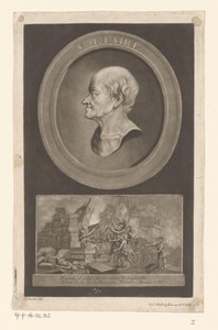 Portret van Voltaire