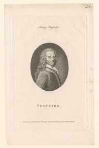 Portret van Voltaire