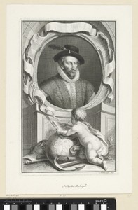 Portret van Walter Raleigh