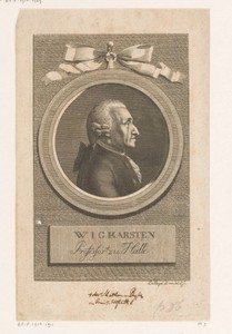 Portret van Wenceslaus Johann Gustav Karsten