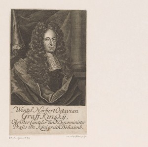 Portret van Wenzel Norbert Octavian Graf Kinsky