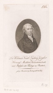 Portret van Werner Karl Ludwig Ziegler