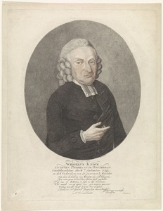 Portret van Wesselus Knock