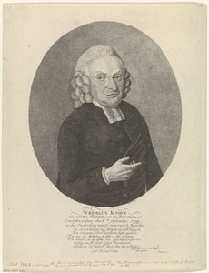 Portret van Wesselus Knock