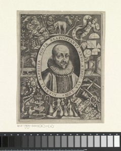 Portret van wetenschapper en toneelschrijver Giambattista della Porta