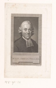 Portret van Wilhelm Abraham Teller