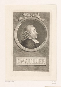 Portret van Wilhelm Abraham Teller