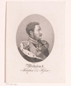 Portret van Wilhelm II, keurvorst van Hessen-Kassel
