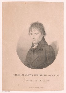 Portret van Wilhelm Martin Leberecht de Wette