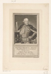Portret van Wilhelm Sebastian von Belling
