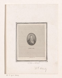 Portret van Wilhelm Traugott Krug