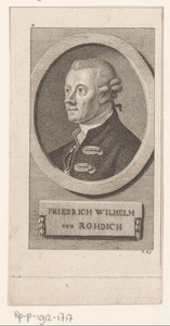 Portret van Wilhelm von Rohdich
