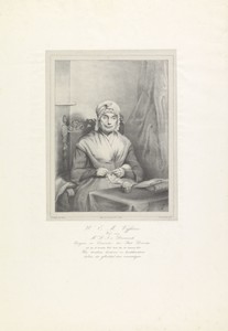 Portret van Wilhelmina Elisabeth Mechteld Vijfhuis