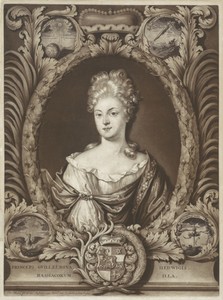 Portret van Wilhelmina Hedwige van Hessen-Philippsthal