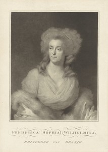 Portret van Wilhelmina van Pruisen