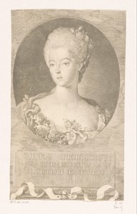 Portret van Wilhelmina van Pruisen