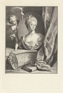 Portret van Wilhelmina van Pruisen
