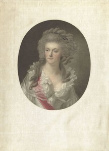 Portret van Wilhelmina van Pruisen, prinses van Oranje-Nassau