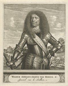 Portret van Willem Adriaan, graaf van Hornes
