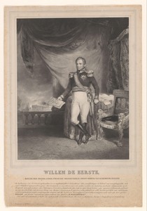 Portret van Willem Frederik I, koning der Nederlanden