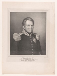 Portret van Willem Frederik I, koning der Nederlanden