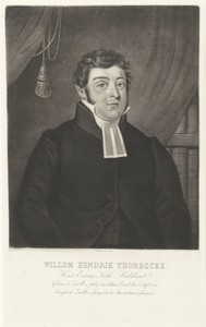 Portret van Willem Hendrik Thorbecke