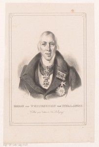 Portret van Willem Hendrik van Westreenen van Tiellandt