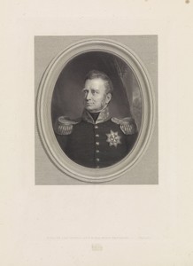 Portret van Willem I Frederik, koning der Nederlanden