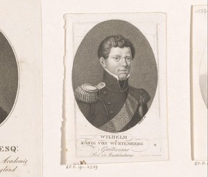 Portret van Willem I, koning van Württemberg