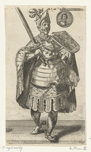 Portret van Willem II, graaf van Holland, rooms-koning