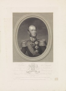 Portret van Willem II, koning der Nederlanden