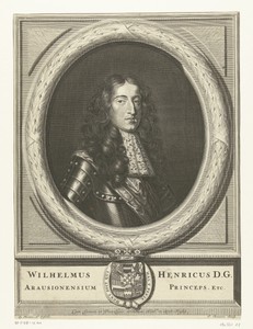 Portret van Willem III Hendrik, prins van Oranje