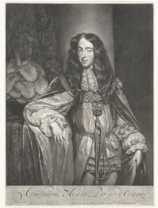 Portret van Willem III, prins van Oranje-Nassau, koning van Engeland