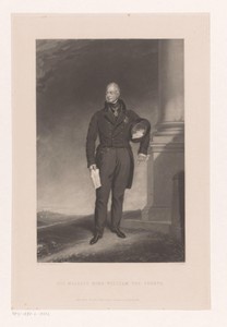 Portret van Willem IV Hendrik, koning van Engeland